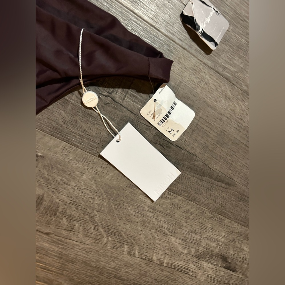 Mikoh Dark Plum Two-Piece Bikini Set - Picture 4 of 5